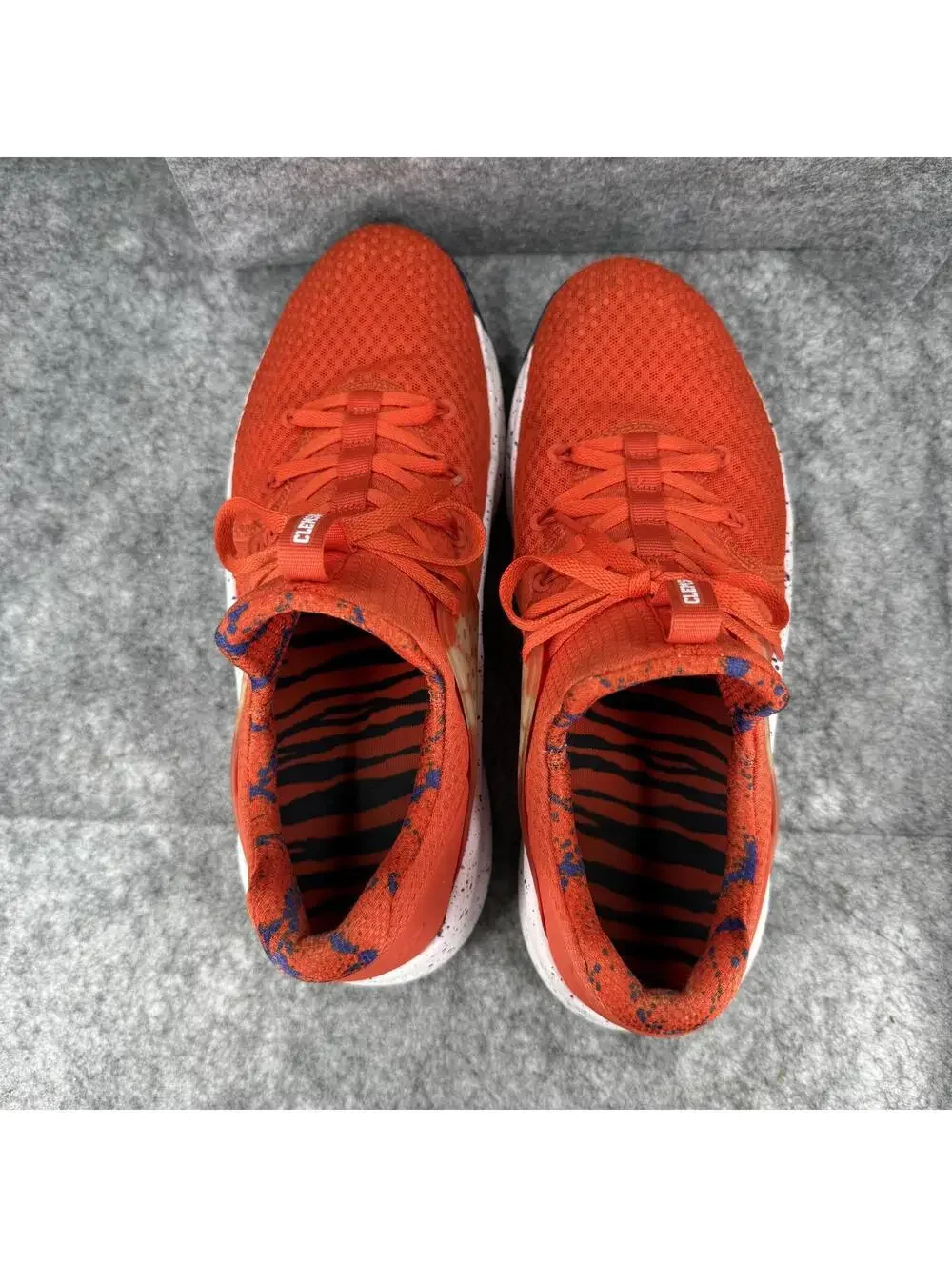 Nike Free TR 8 Clemson Tigers Shoes AR0427-800 Orange Purple White Size 10.5 993